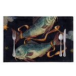 Watercolor Pisces Zodiac Sign Print Placemat