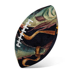 Watercolor Pisces Zodiac Sign Print Rugby Ball