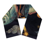 Watercolor Pisces Zodiac Sign Print Scarf