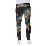 Watercolor Pisces Zodiac Sign Print Scuba Joggers