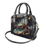 Watercolor Pisces Zodiac Sign Print Shoulder Handbag