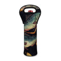 Watercolor Pisces Zodiac Sign Print Single Neoprene Wine Tote