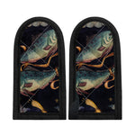 Watercolor Pisces Zodiac Sign Print Skillet Handle Cover