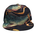 Watercolor Pisces Zodiac Sign Print Snapback Cap