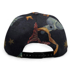 Watercolor Pisces Zodiac Sign Print Snapback Cap