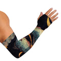 Watercolor Pisces Zodiac Sign Print Sun Protection Arm Sleeves