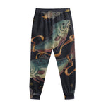 Watercolor Pisces Zodiac Sign Print Sweatpants