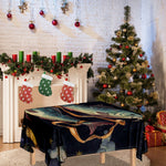 Watercolor Pisces Zodiac Sign Print Tablecloth