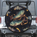 Watercolor Pisces Zodiac Sign Print Tire Cover