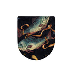 Watercolor Pisces Zodiac Sign Print Toilet Lid Cover