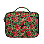 Watercolor Poinsettia Pattern Print Briefcase Bible Bag