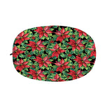 Watercolor Poinsettia Pattern Print Car Side Mirror Covers