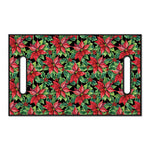 Watercolor Poinsettia Pattern Print Golf Cart Seat Cover