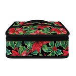 Watercolor Poinsettia Pattern Print Small Lunch Bag