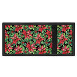 Watercolor Poinsettia Pattern Print Trifold Wallet