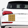 Watercolor Polka Dot Sunflower Print Car Sticker