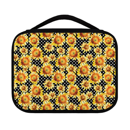 Watercolor Polka Dot Sunflower Print Classic Bible Case