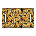Watercolor Polka Dot Sunflower Print Golf Cart Seat Cover