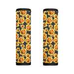 Watercolor Polka Dot Sunflower Print Handle Covers