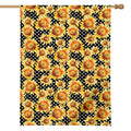 Watercolor Polka Dot Sunflower Print House Flag