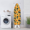 Watercolor Polka Dot Sunflower Print Ironing Board Cover