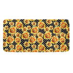 Watercolor Polka Dot Sunflower Print Towel