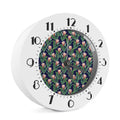 Watercolor Protea Pattern Print Alarm Clock