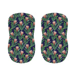 Watercolor Protea Pattern Print Bar Stool Covers