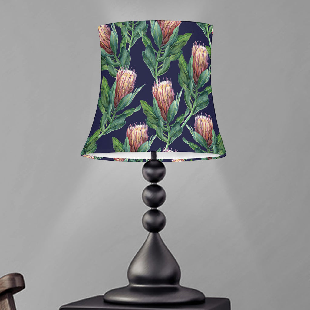 Watercolor Protea Pattern Print Bell Lamp Shade