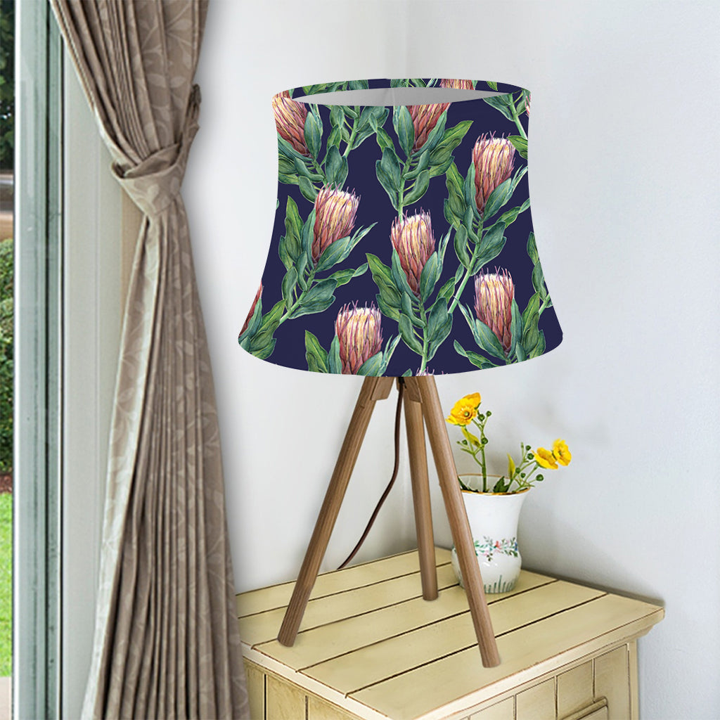 Watercolor Protea Pattern Print Bell Lamp Shade