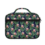 Watercolor Protea Pattern Print Briefcase Bible Bag
