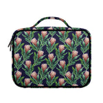 Watercolor Protea Pattern Print Briefcase Bible Bag