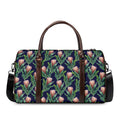 Watercolor Protea Pattern Print Duffel Bag