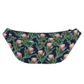 Watercolor Protea Pattern Print Fanny Pack