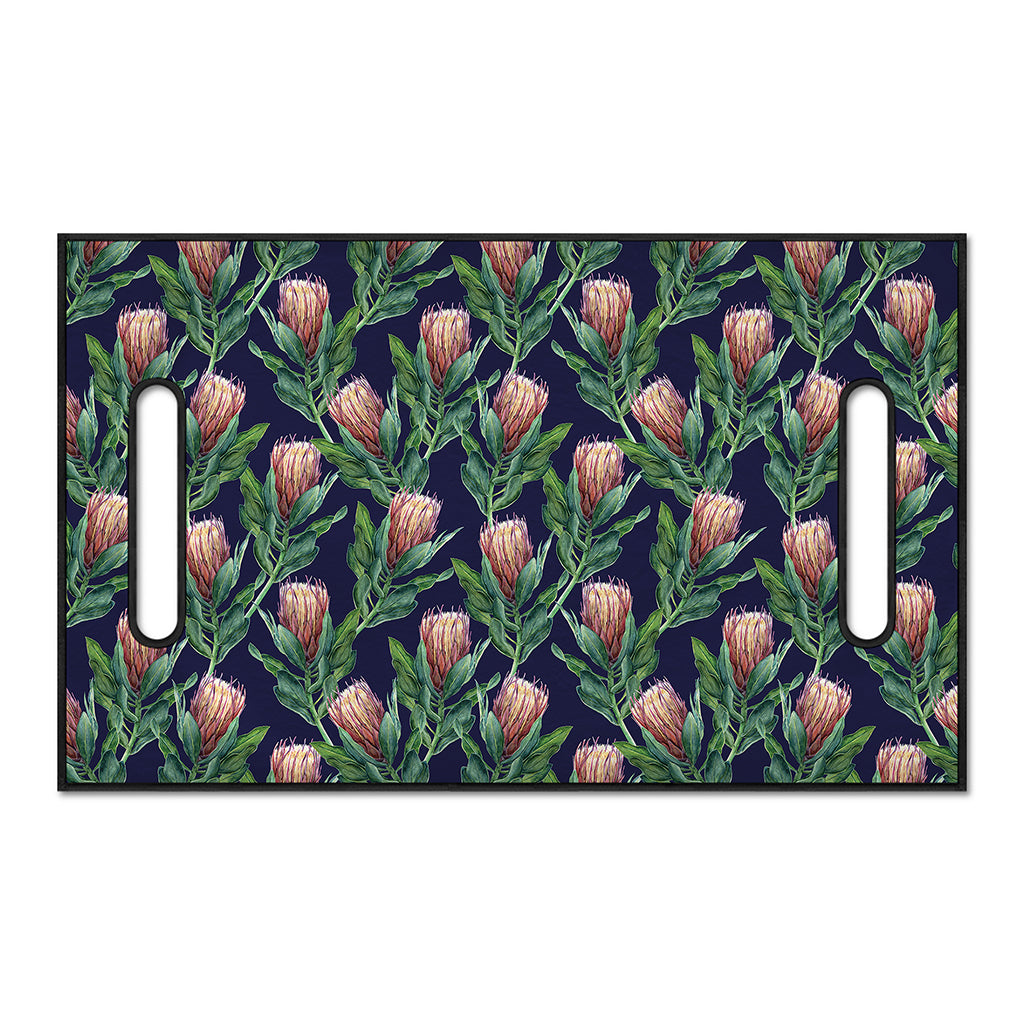 Watercolor Protea Pattern Print Golf Cart Seat Cover