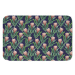 Watercolor Protea Pattern Print Indoor Door Mat