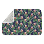 Watercolor Protea Pattern Print Indoor Door Mat