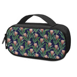 Watercolor Protea Pattern Print Insulin Cooler Travel Case