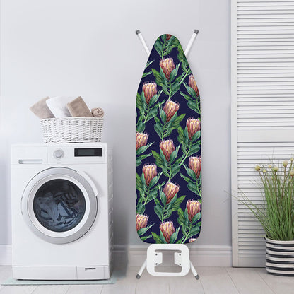 Watercolor Protea Pattern Print Ironing Board Cover