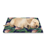 Watercolor Protea Pattern Print Pet Cooling Mat Cover