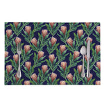 Watercolor Protea Pattern Print Placemat