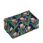 Watercolor Protea Pattern Print Rectangle Tissue Box Cover