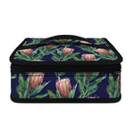 Watercolor Protea Pattern Print Small Lunch Bag