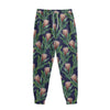 Watercolor Protea Pattern Print Sweatpants