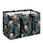 Watercolor Protea Pattern Print Utility Tote Bag