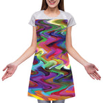 Watercolor Psychedelic Print Adjustable Apron
