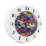 Watercolor Psychedelic Print Alarm Clock