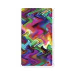 Watercolor Psychedelic Print Baby Crib Sheet