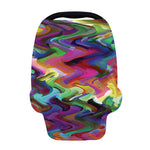 Watercolor Psychedelic Print Baby Seat Cover