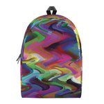Watercolor Psychedelic Print Backpack
